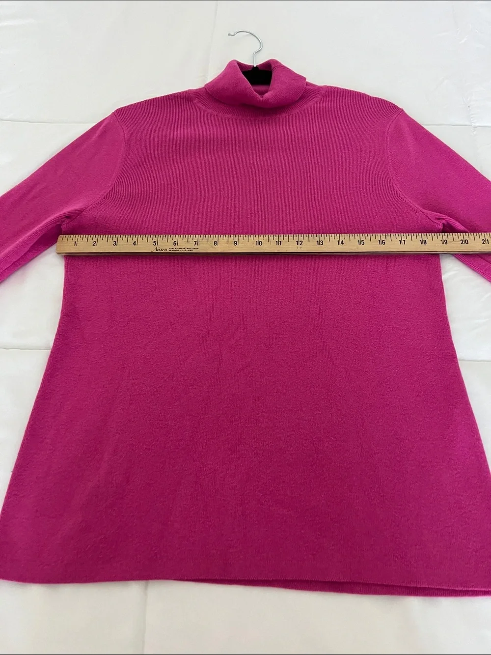 Chico's Bright Pink Turtleneck Sweater